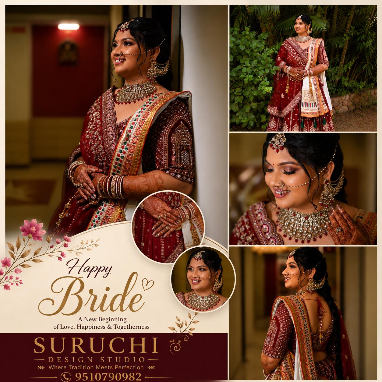Suruchi custom designer outfit collage